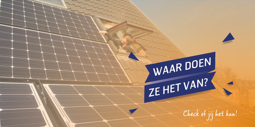 Check of jij óók kunt verduurzamen