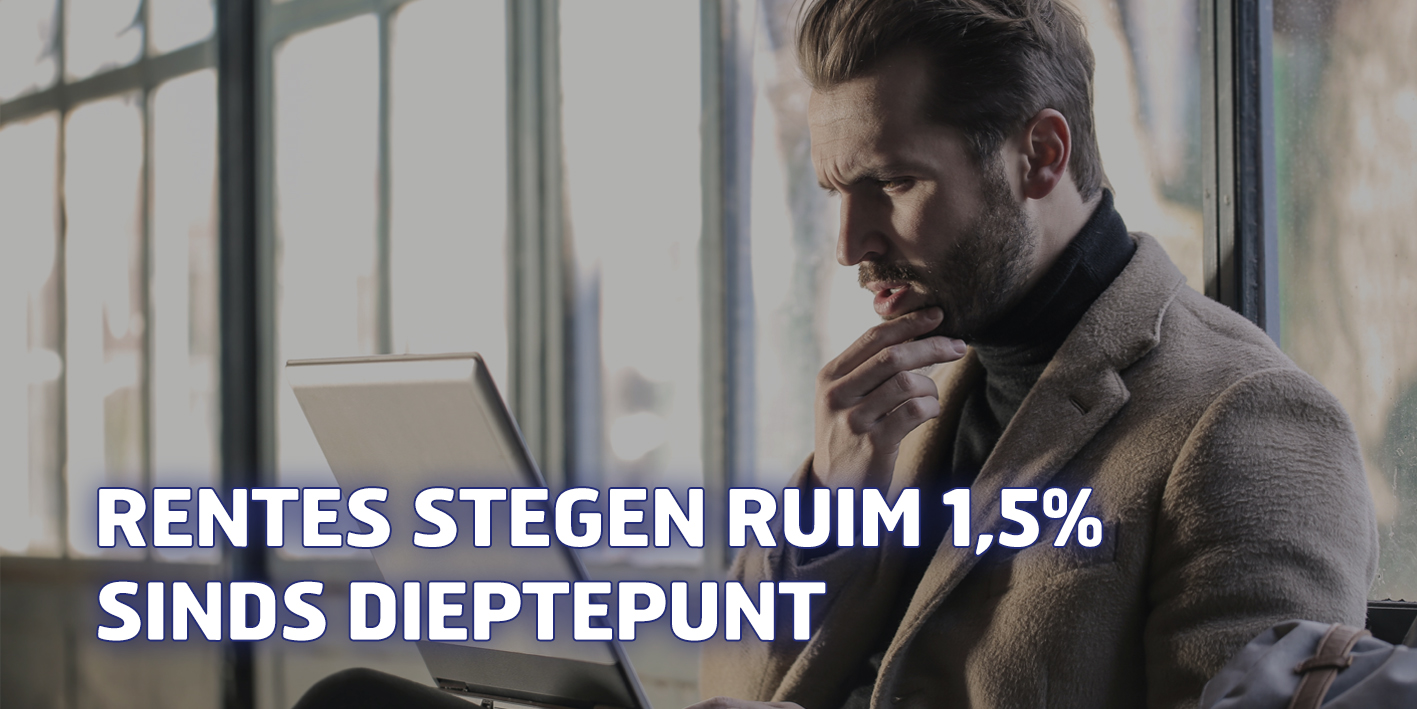 Rentes stegen ruim 1,5% sinds dieptepunt