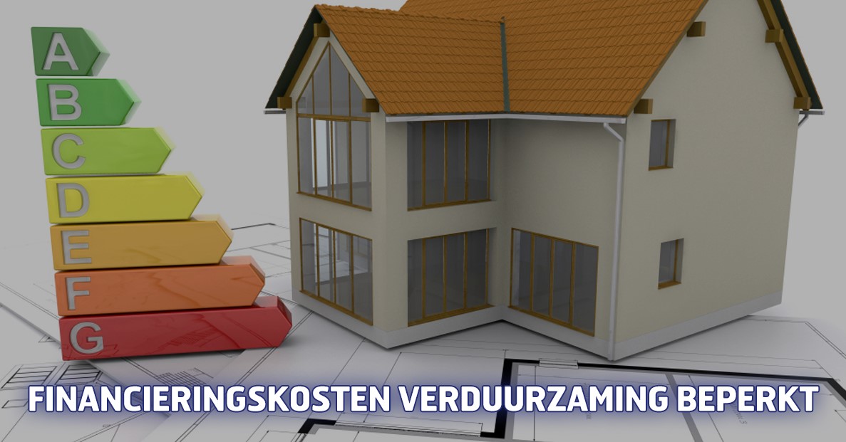 Financieringskosten verduurzaming beperkt