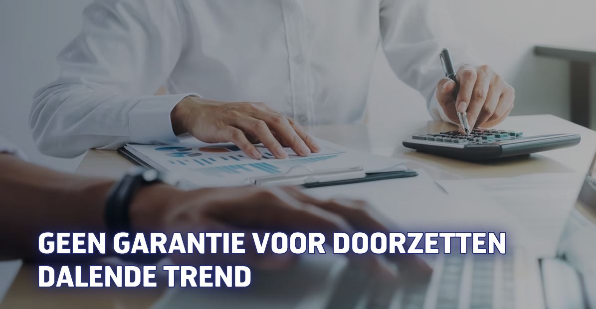 Geen garantie voor doorzetten dalende trend