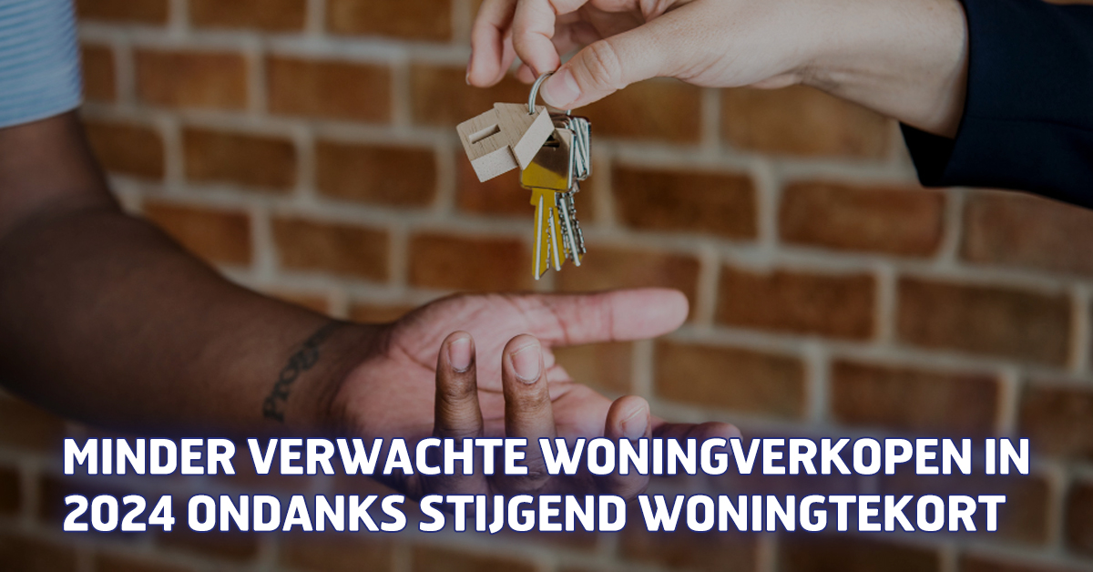 Minder verwachte woningverkopen in 2024 ondanks stijgend woningtekort