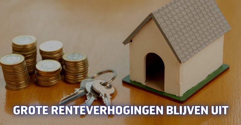 Grote renteverhogingen blijven uit